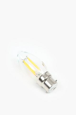 Eurolux 4w Filament Candle Bulb, B22