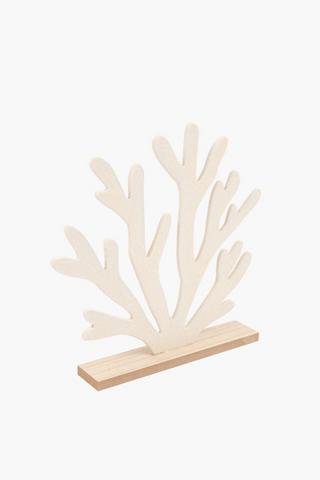 Resin Coral On Stand, 30x31cm