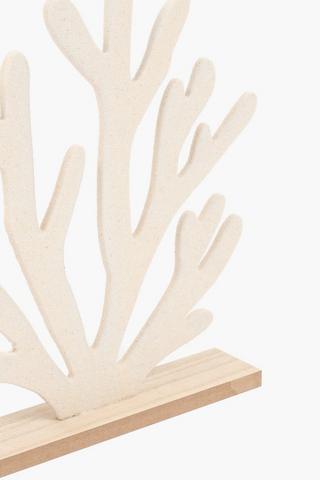 Resin Coral On Stand, 30x31cm