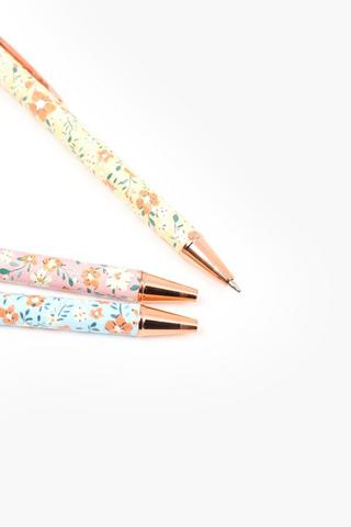 Floral 3 Pack Pen Set