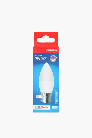 Eurolux 7w Led Candle Bulb, B22