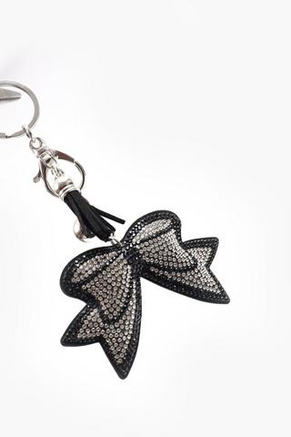 Bow And Tassel Keyring Accessory