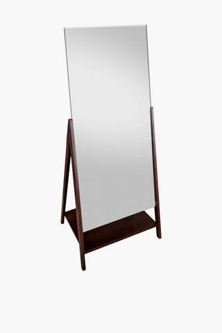 Mirror With Shelf, 62x163cm