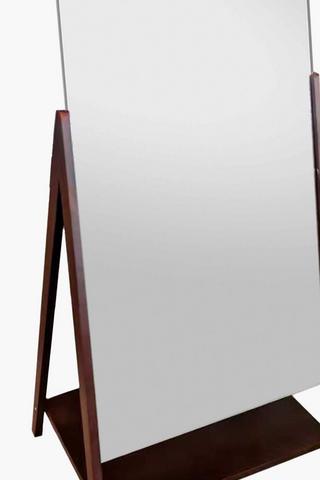 Mirror With Shelf, 62x163cm