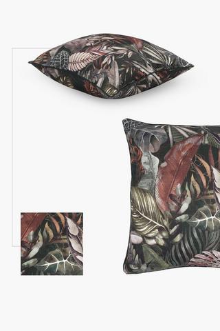 Premium Printed Norrington Leaf Feather Filled Scatter Cushion, 60x60cm