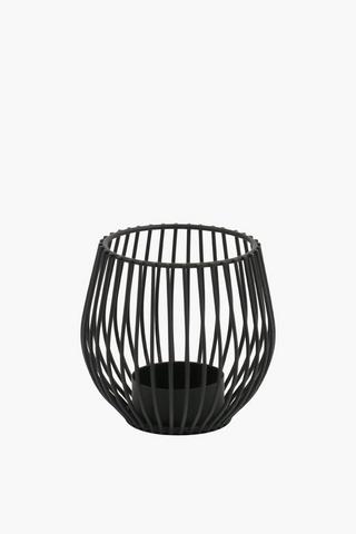 Metal Cage Tealight Holder, 7x9cm
