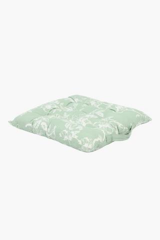 Clarence Floral Cotton Chairpad, 40x40cm
