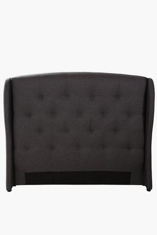 Winged Deep Button Headboard, Queen