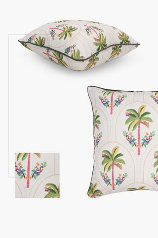 Ultra Violet Bali Palms Scatter Cushion, 60x60cm