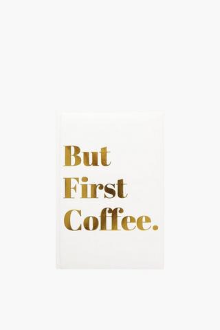 Foil Coffee A5 Spiral Notebook