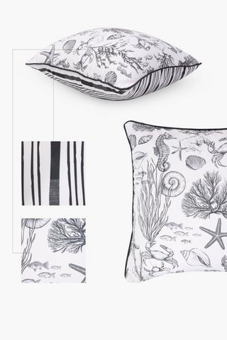 Ultra Violet Sardinia Coastal Scatter Cushion, 60x60cm