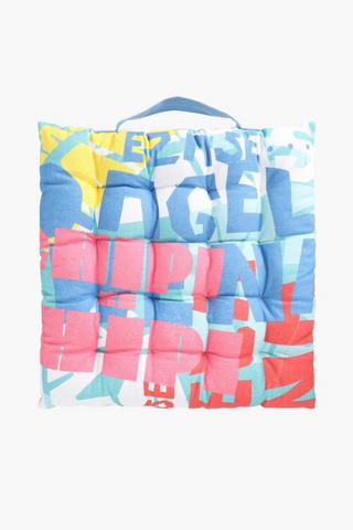 Colab Anele Gumede Cotton Chairpad, 40x40cm