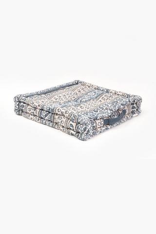 Ramree Patchwork Cotton Chairpad, 50x50x10cm