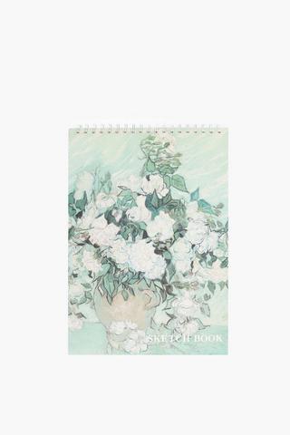 Floral Large Sketchbook