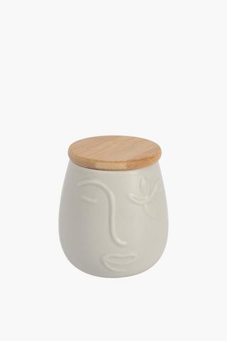 Facet Storage Jar, Extra Small