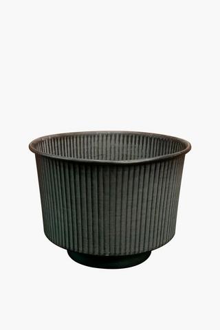 Sparta Metal Planter, 27cm