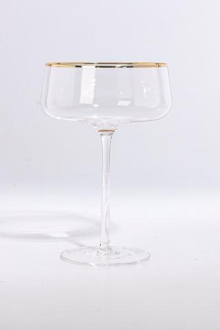 Aspen Rim Champagne Saucer