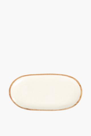 Mangowood Glazed Platter