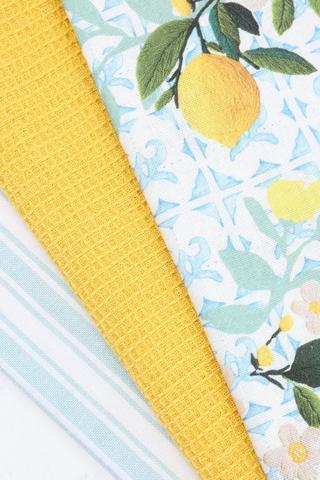 3 Pack Lemon Tea Towels