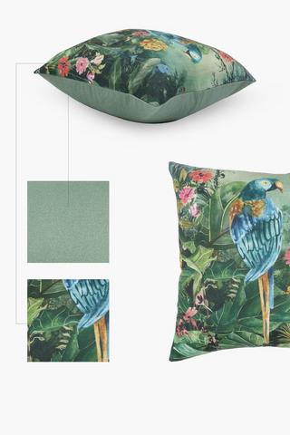 Printed Botanic Tropics Scatter Cushion, 50x50cm