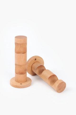 2 Pack Beachwood Double Bracket, 35mm
