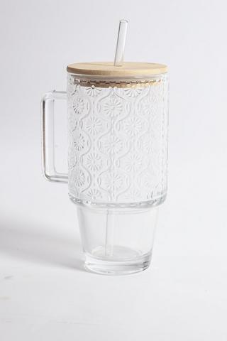 Glass Travel Tumbler, 680ml