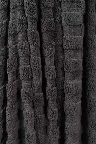 Jacquard Sherpa Block Blanket, 150x200cm
