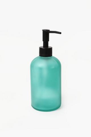 Glass Frosted Soap Dispenser