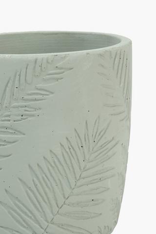 Embossed Fern Planter, 18cm