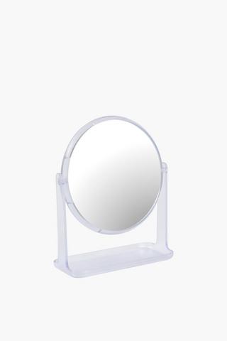 Plastic Swivel Mirror On Stand