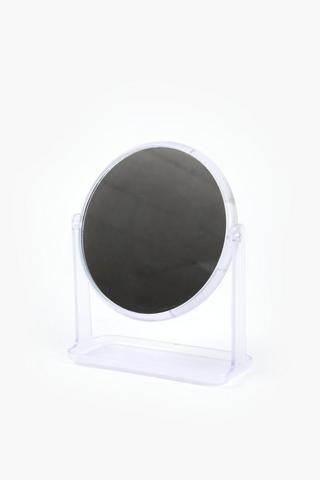 Plastic Swivel Mirror On Stand