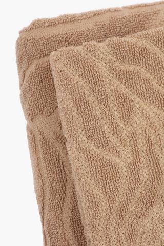 2 Pack Terry Jacquard Towel Set