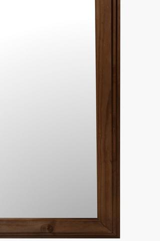 Wooden Step Mirror, 175x90cm
