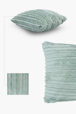 Super Plush Cord Woven Flannel Scatter Cushion, 60x60cm