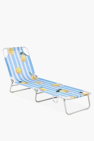 Lemon Stripe Lounger