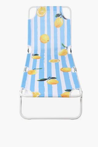 Lemon Stripe Lounger