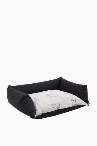Dog 3 Side Puppy Pooch Bed Medium, L60xw50cm