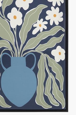 Retro Flower Vase Canvas, 30x40cm