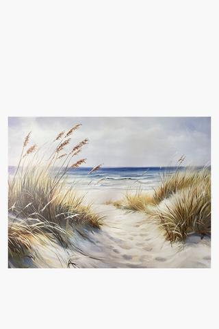 Printed Beach Canvas, 90x120cm