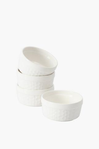 4 Pack Ceramic Ramekins