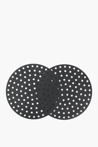 Pack Of 2 Silicone Airfryer Liner