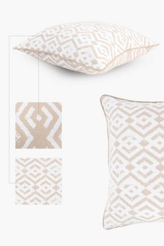 Premium Adina Geometric Feather Filled Scatter Cushion, 60x60cm