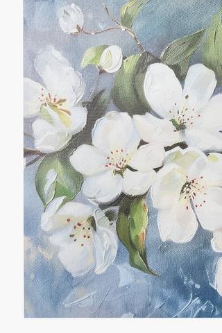 Printed Hydrangea Canvas, 40x40cm