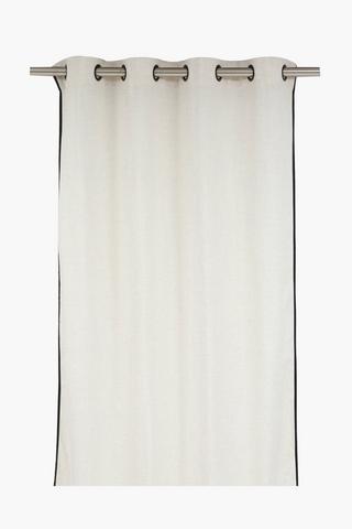 Eyelet Loft Linen Curtain, 140x225cm
