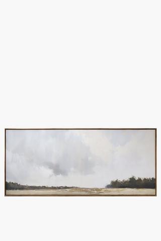 Hand Painted Scenic Landscape Canvas, 70x170cm