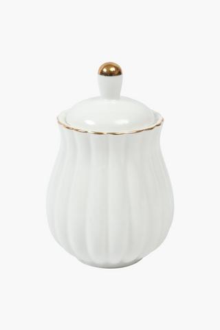 Tulip Porcelain Sugar Pot