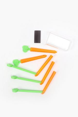 Magnetic Carrot Food Clips