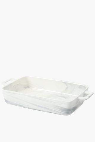 Large Marble Roasting Dish