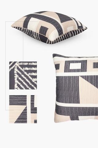 Premium Mau Geometric Scatter Cover Only, 60x60cm