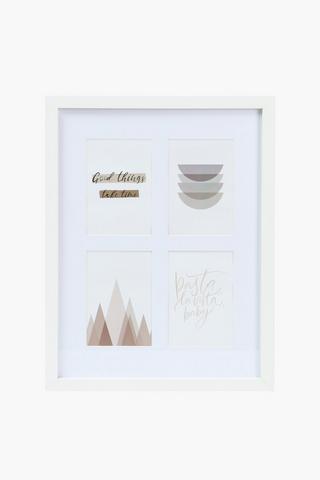 3 Picture Multi Board Frame, 10x15cm
